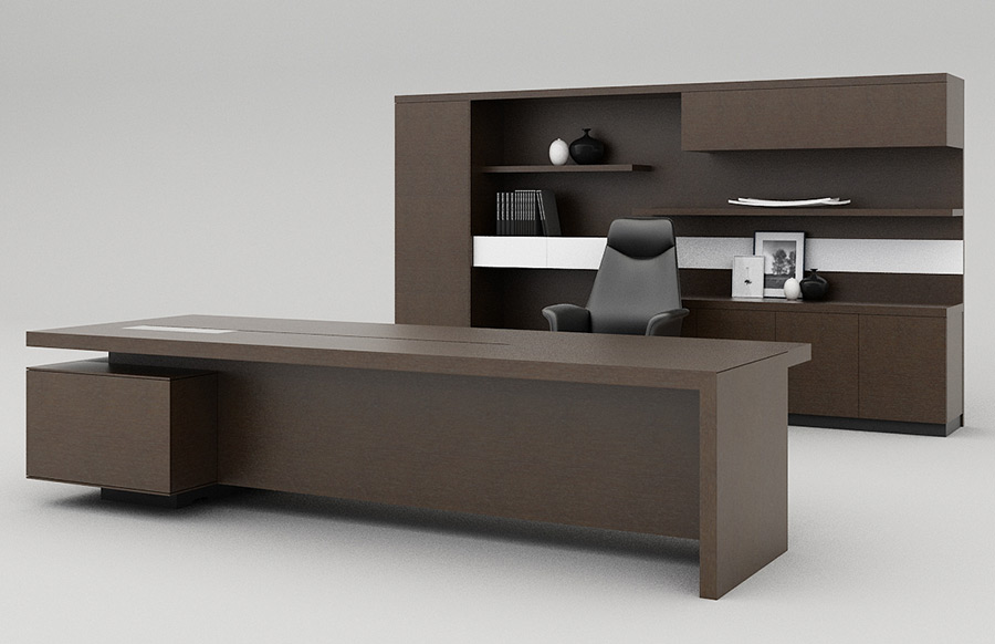 實(shí)木總裁桌